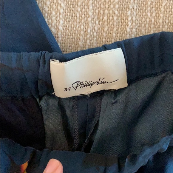 3.1 Phillip Lim Printed Silk Slouchy Trousers - Picture 4 of 5